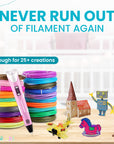 Filament Refill - 100m (328 ft) - 10 Colors