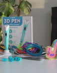 3D Pen Starter Kit - 10 Colors Filament