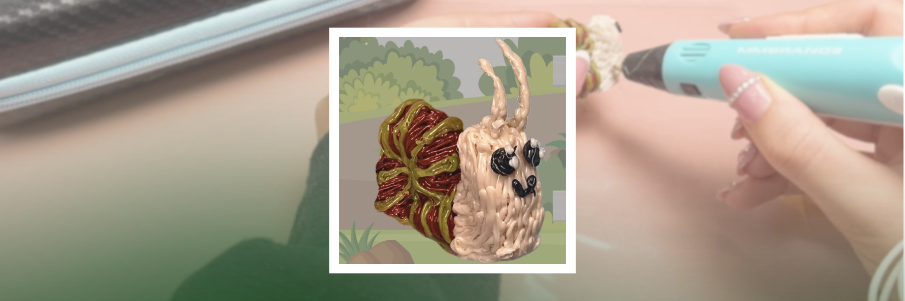 Maak Een Schattige Slakken Kunst met de 3D Pen! 🐌✨🎨