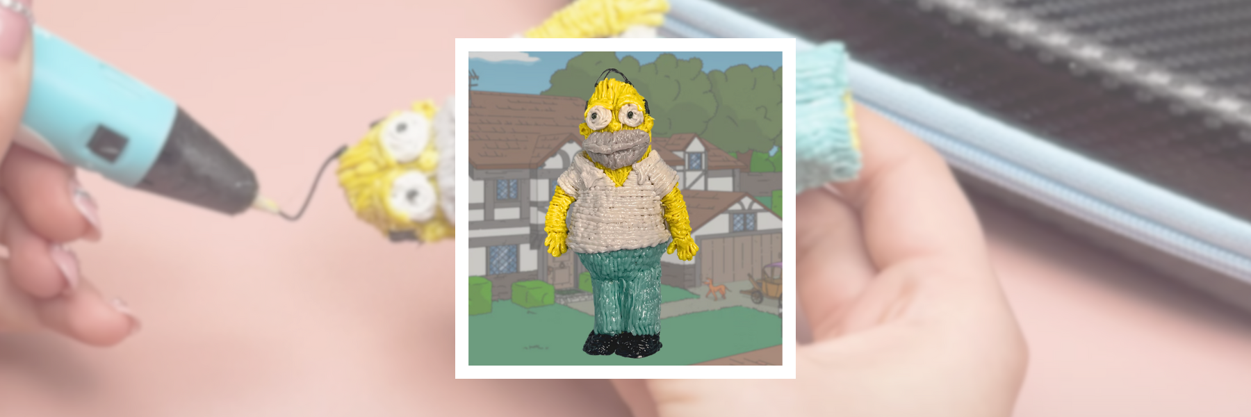 Maak Homer Simpson met de 3D Pen! 🎨💛