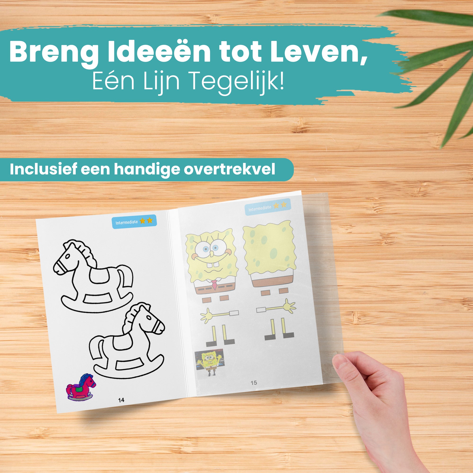 3D-pen tegnebog XXL - 40 skabeloner