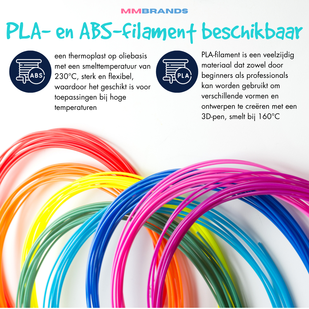 Náplň vlákna - 100m - 10 barev